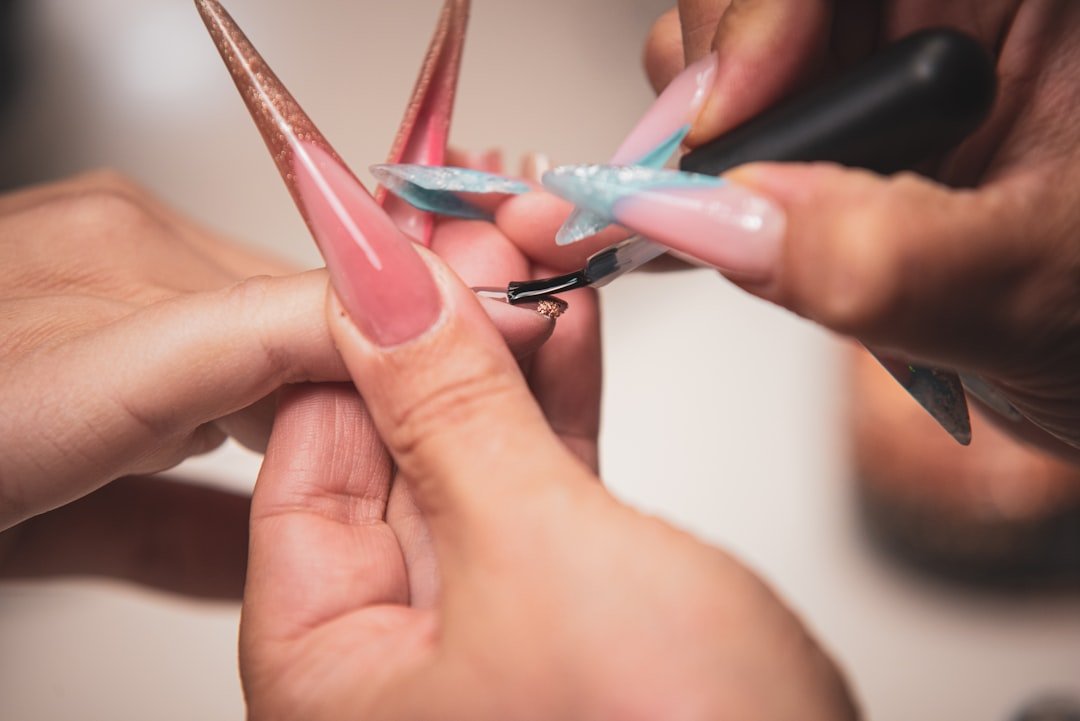 Photo gel nails